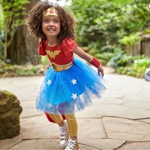 Pottery Barn Kids Girls Wonder Woman Costume NWT